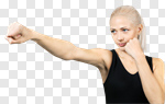 Сlipart Women Self-Defense Boxing Exercising Kickboxing photo cut out BillionPhotos
