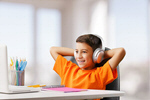 Сlipart children headphones school boy cheerful   BillionPhotos