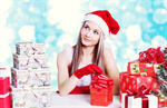 Сlipart Santa Claus Girl Christmas Women Sensuality Gift   BillionPhotos