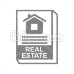 Сlipart Real Estate Mortgage Document rent For Sale Apartment vector icon cut out BillionPhotos