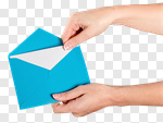 Сlipart Envelope Mail Letter Human Hand Holding photo cut out BillionPhotos