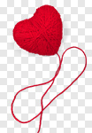 Сlipart Wool Heart Shape Sweater Ball Of Wool Red photo cut out BillionPhotos