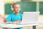 Сlipart school classroom children laptop headphones   BillionPhotos