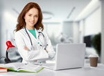 Сlipart nurse laptop female computer physician   BillionPhotos