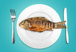 Сlipart fish plate cooked white carp   BillionPhotos