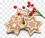 Сlipart Christmas Cookie Food Holiday Gingerbread Cookie photo cut out BillionPhotos