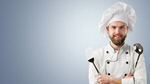 Сlipart chef man catering posing background   BillionPhotos