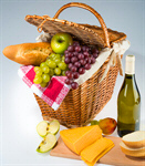 Сlipart Picnic Picnic Basket Basket Food Isolated photo  BillionPhotos