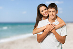 Сlipart couple honeymoon romantic vacation beach   BillionPhotos