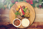 Сlipart christmas dinner feast meat background   BillionPhotos