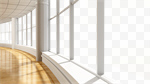 Сlipart Office Window Indoors Contemporary Corridor 3d cut out BillionPhotos