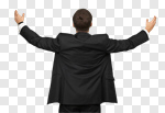 Сlipart Businessman Arms Outstretched Pride Human Arm Prosperity photo cut out BillionPhotos