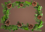 Сlipart Garland Christmas Holiday Lush Foliage Frame   BillionPhotos