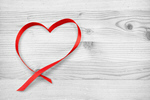 Сlipart heart ribbon love red closeup   BillionPhotos