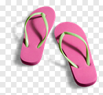 Сlipart Flip-flop Pink Shoe Sandal Sand photo cut out BillionPhotos