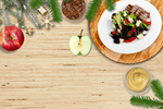 Сlipart christmas dinner feast meat background   BillionPhotos