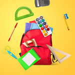 Сlipart flying notebook ruler air assortment   BillionPhotos