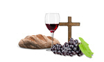 Сlipart bible church communion cross grapes   BillionPhotos