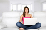Сlipart Sofa Laptop Women Computer Residential Structure   BillionPhotos