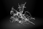 Сlipart water splash background black motion   BillionPhotos