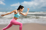 Сlipart beach running woman active athletic   BillionPhotos