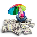 Сlipart Descriptive Color Umbrella Multi Colored Women Mobile Phone   BillionPhotos