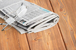 Сlipart newspaper media press journalism folded   BillionPhotos