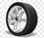 Сlipart Tire Wheel Car Isolated White 3d cut out BillionPhotos