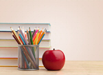 Сlipart School concept school background back apple   BillionPhotos