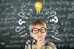 Сlipart kid black lightbulb brainstorm chalkboard   BillionPhotos