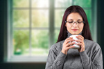 Сlipart tea green woman female girl   BillionPhotos