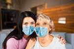Сlipart mask senior care coronavirus daughter   BillionPhotos