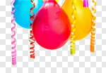 Сlipart Party Balloon Streamer Celebration Backgrounds photo cut out BillionPhotos