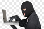 Сlipart Thief Computer Hacker Stealing Identity White Collar Crime photo cut out BillionPhotos