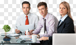 Сlipart Business Meeting Businessman Office Team photo cut out BillionPhotos