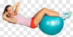 Сlipart Fitness Ball Relaxation Exercise Sit-ups Exercising Ball photo cut out BillionPhotos