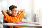 Сlipart children headphones school boy cheerful   BillionPhotos