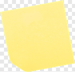 Сlipart Adhesive Note Note Pad Paper Sticky Yellow photo cut out BillionPhotos
