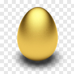 Сlipart Eggs Animal Egg Gold Easter Investment 3d cut out BillionPhotos