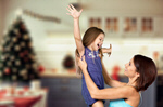 Сlipart christmas family hug kid parent   BillionPhotos