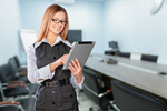 Сlipart office tablet portrait businesswoman programmer   BillionPhotos