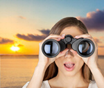 Сlipart Binoculars Women Business Searching The Way Forward   BillionPhotos