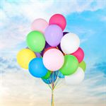 Сlipart fly balloon background decoration rubber helium   BillionPhotos