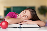 Сlipart kid sleep girl school bored   BillionPhotos