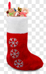 Сlipart Christmas Stocking Christmas Christmas Present Candy Gift photo cut out BillionPhotos