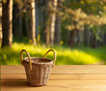 Сlipart basket rattan background bamboo bread   BillionPhotos