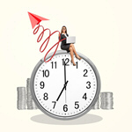 Сlipart collage art clock contemporary money   BillionPhotos