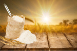 Сlipart Bag of flour on the table agriculture background bag bakery   BillionPhotos