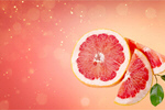 Сlipart Grapefruit Citrus Fruit Fruit Cross Section White   BillionPhotos