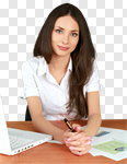 Сlipart Teacher Student Learning Computer Laptop photo cut out BillionPhotos